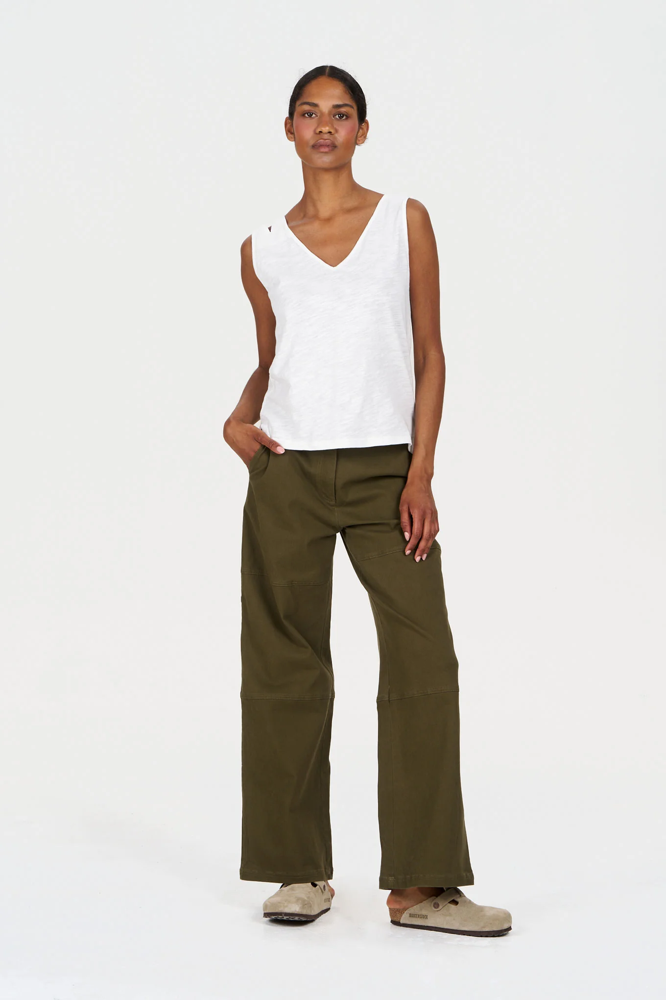 MALA Organic Cotton Vest - White - Image 2