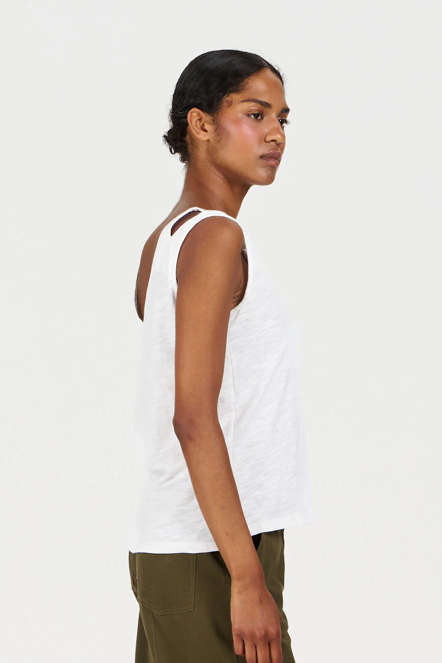 MALA Organic Cotton Vest - White - Image 3