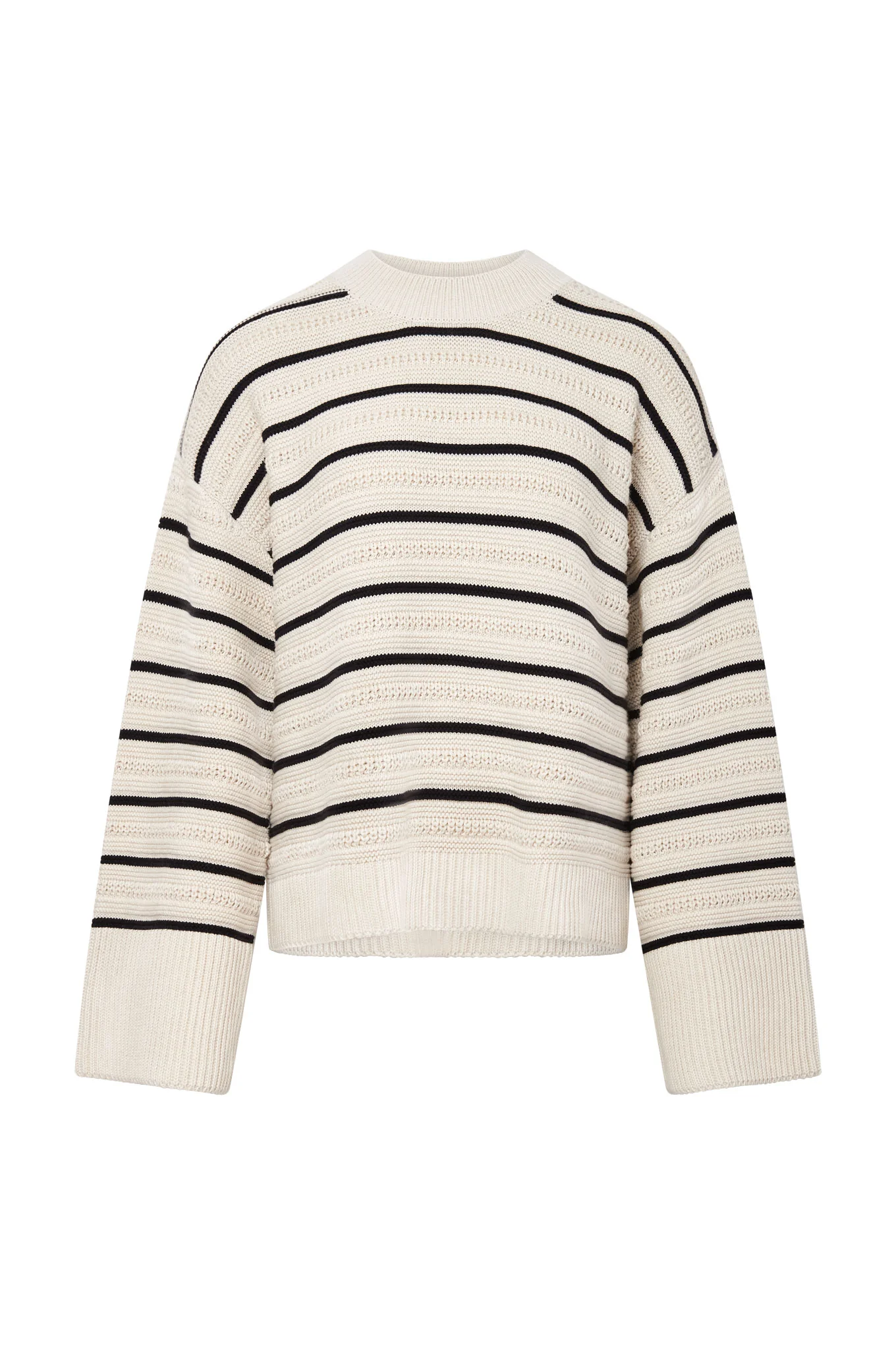 MARGOT - GOTS Organic Cotton Jumper Ivory - Image 2