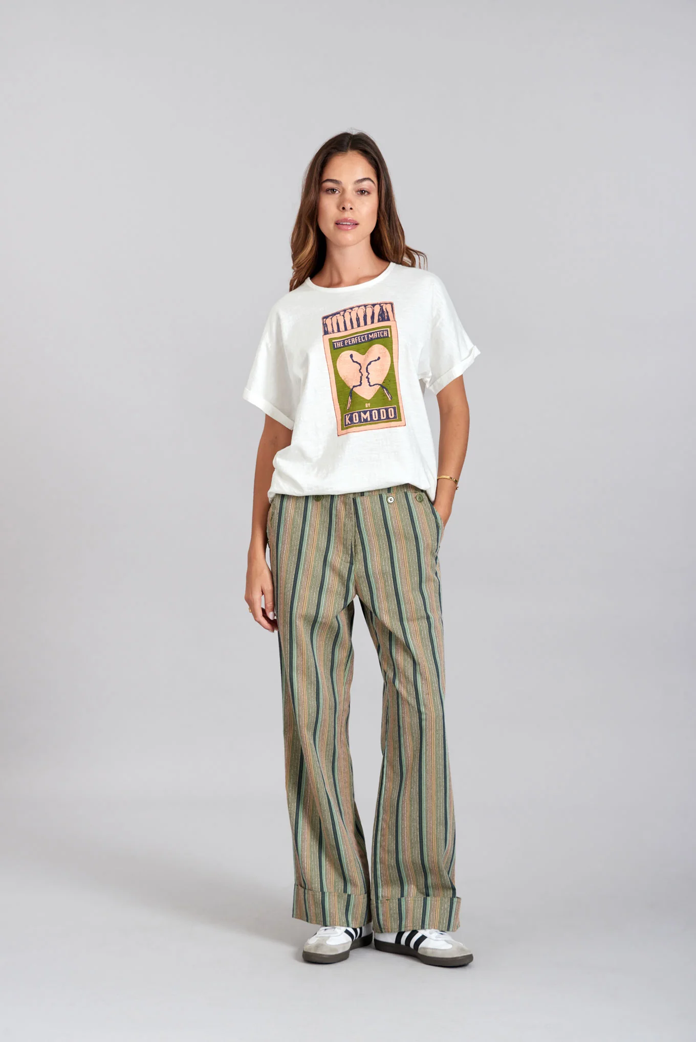 MATCHMAKING - Organic Cotton Tee Off White - Image 3
