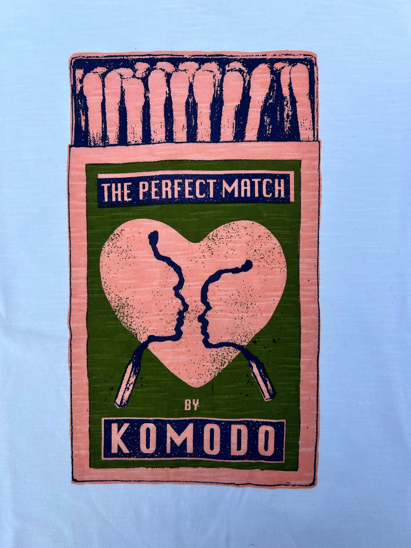MATCHMAKING - Organic Cotton Tee Off White - Image 4