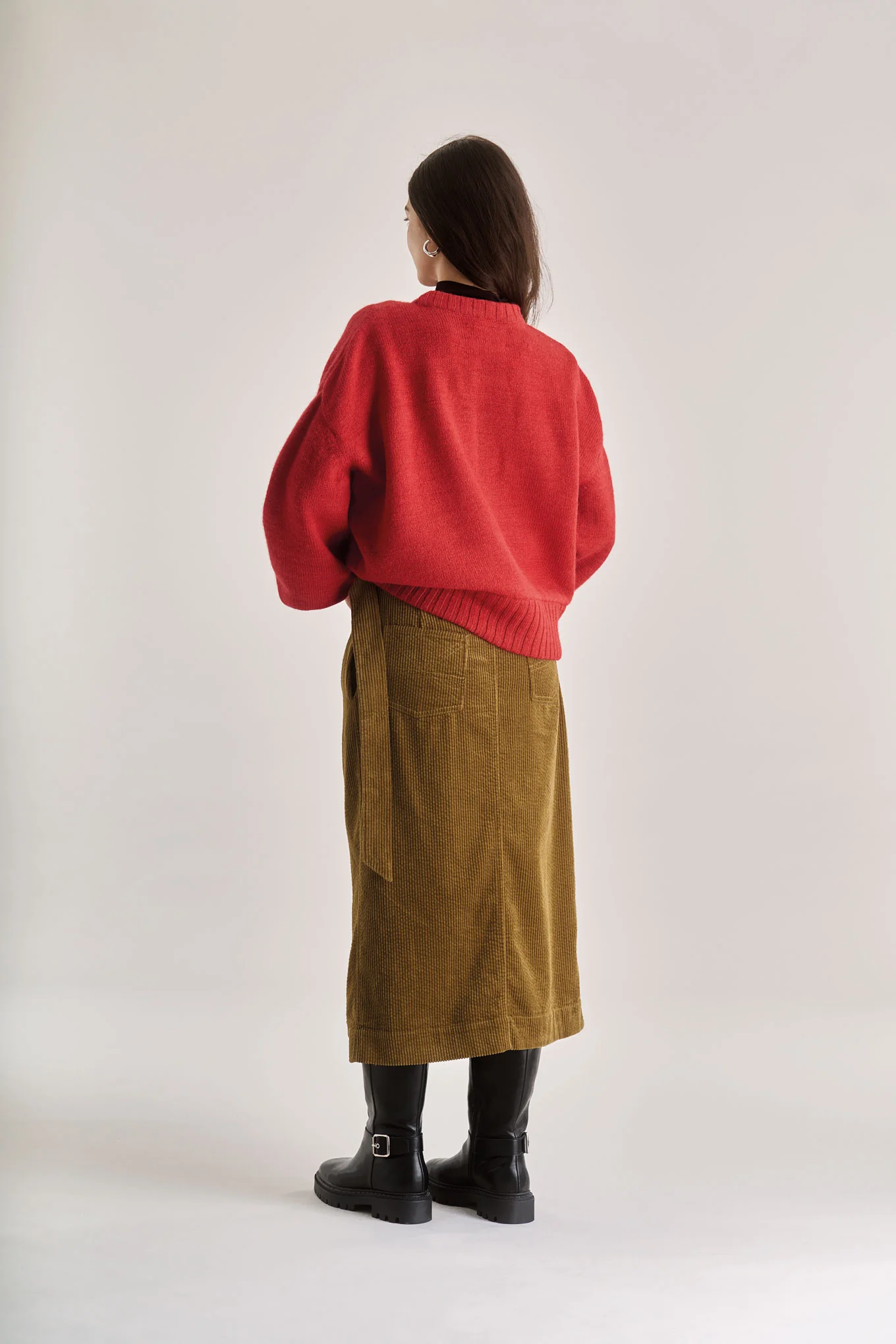 PALOMA Lambswool Jumper - Red - Image 3