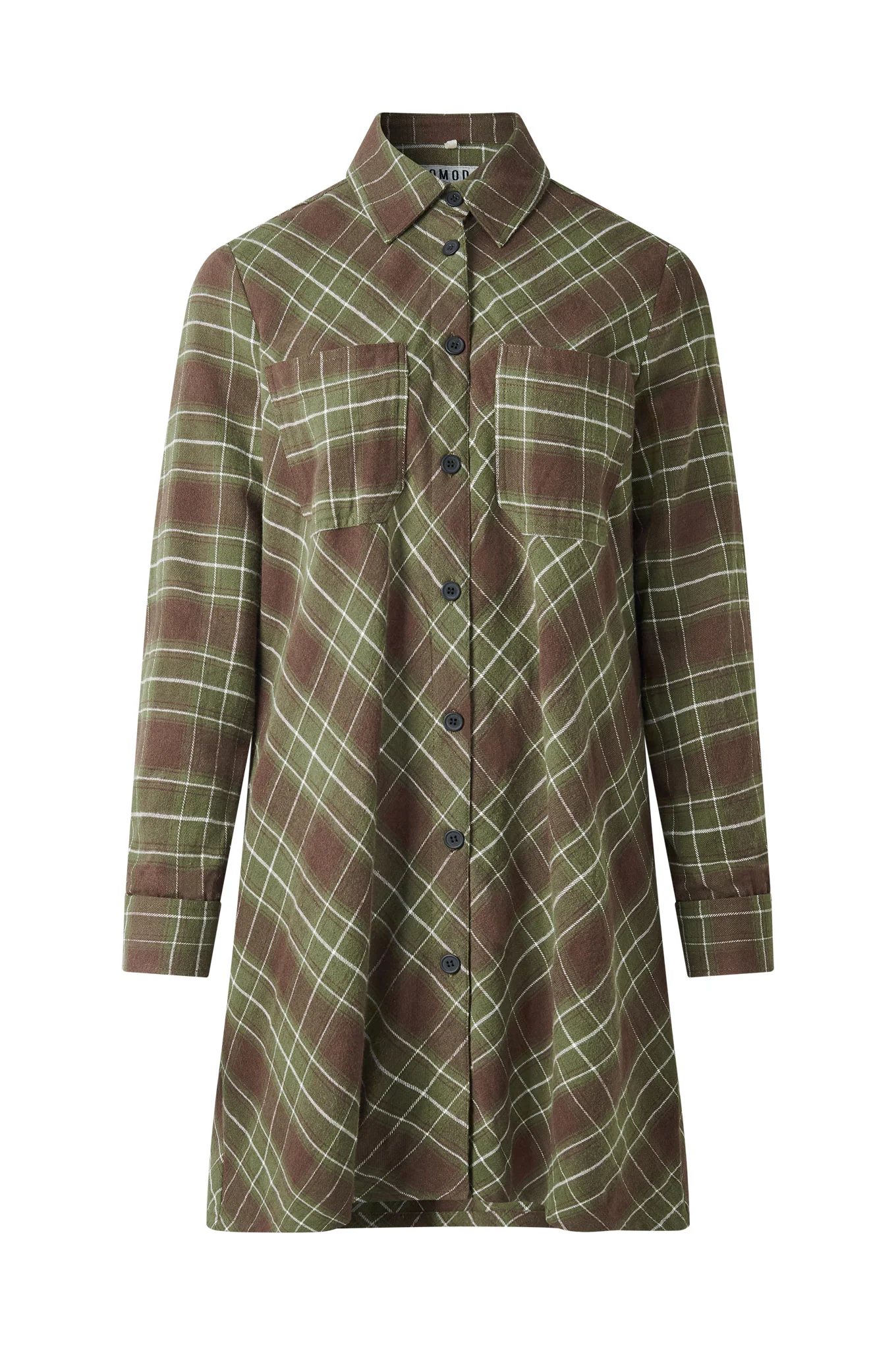 PEARL Organic Cotton Dress - Green - Image 4