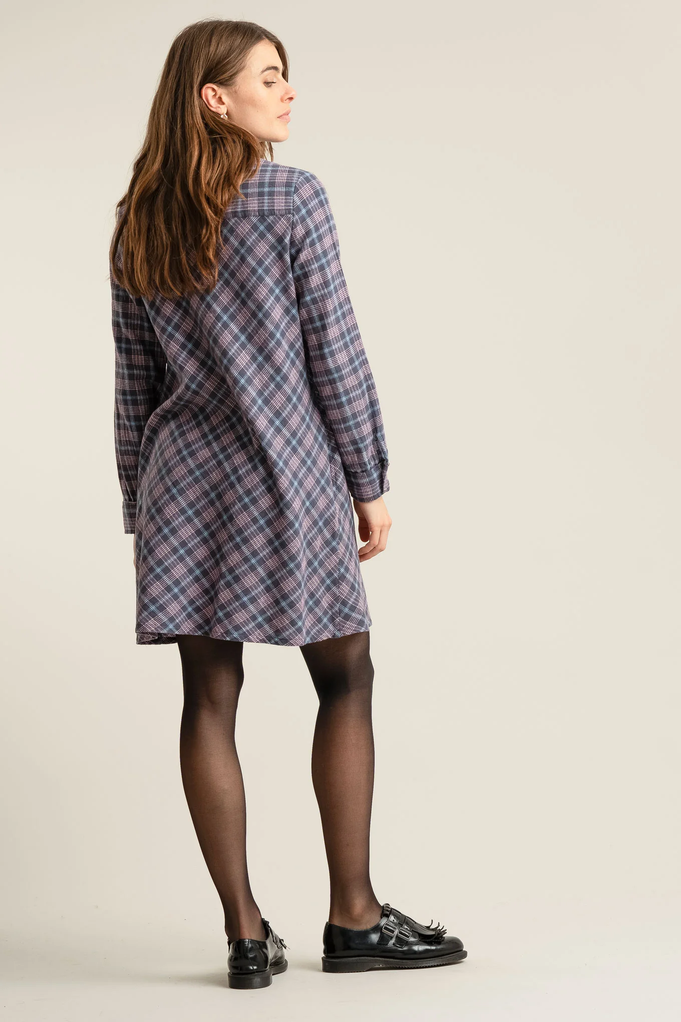 PEARL Organic Cotton Dress - Purple - Image 3