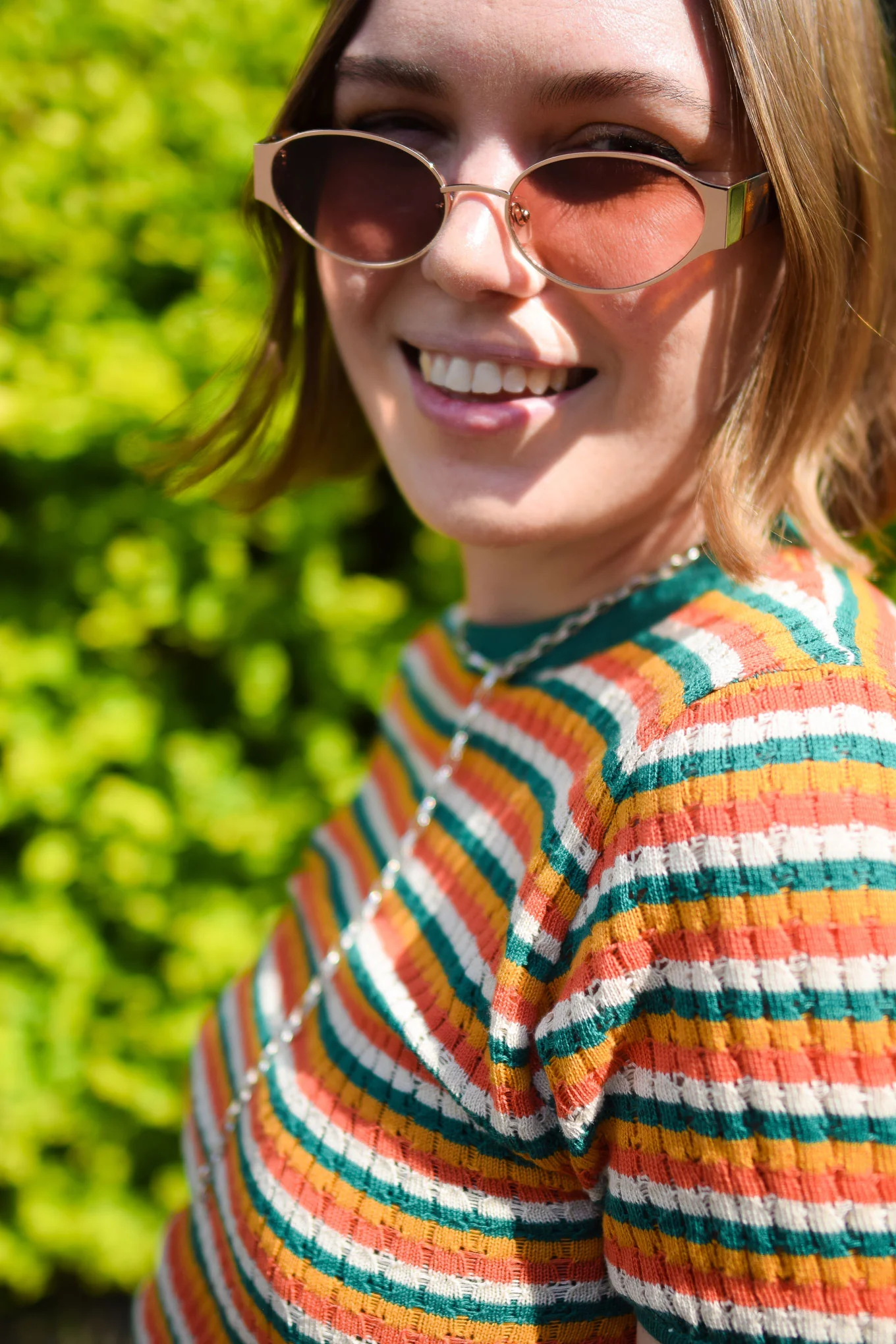 PENELOPE Organic Cotton Knit Tee - Earth - Image 2