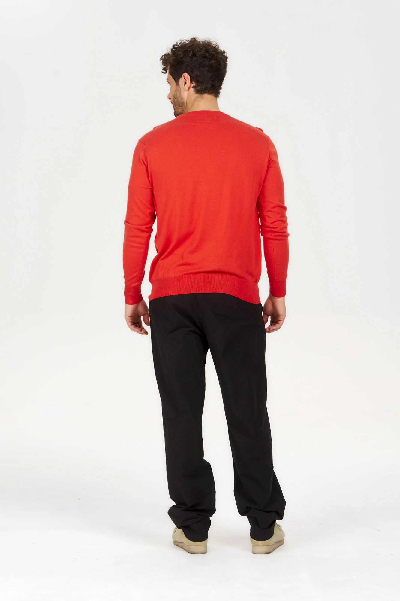 POCKET - GOTS Organic Cotton Jumper - Red - Image 4
