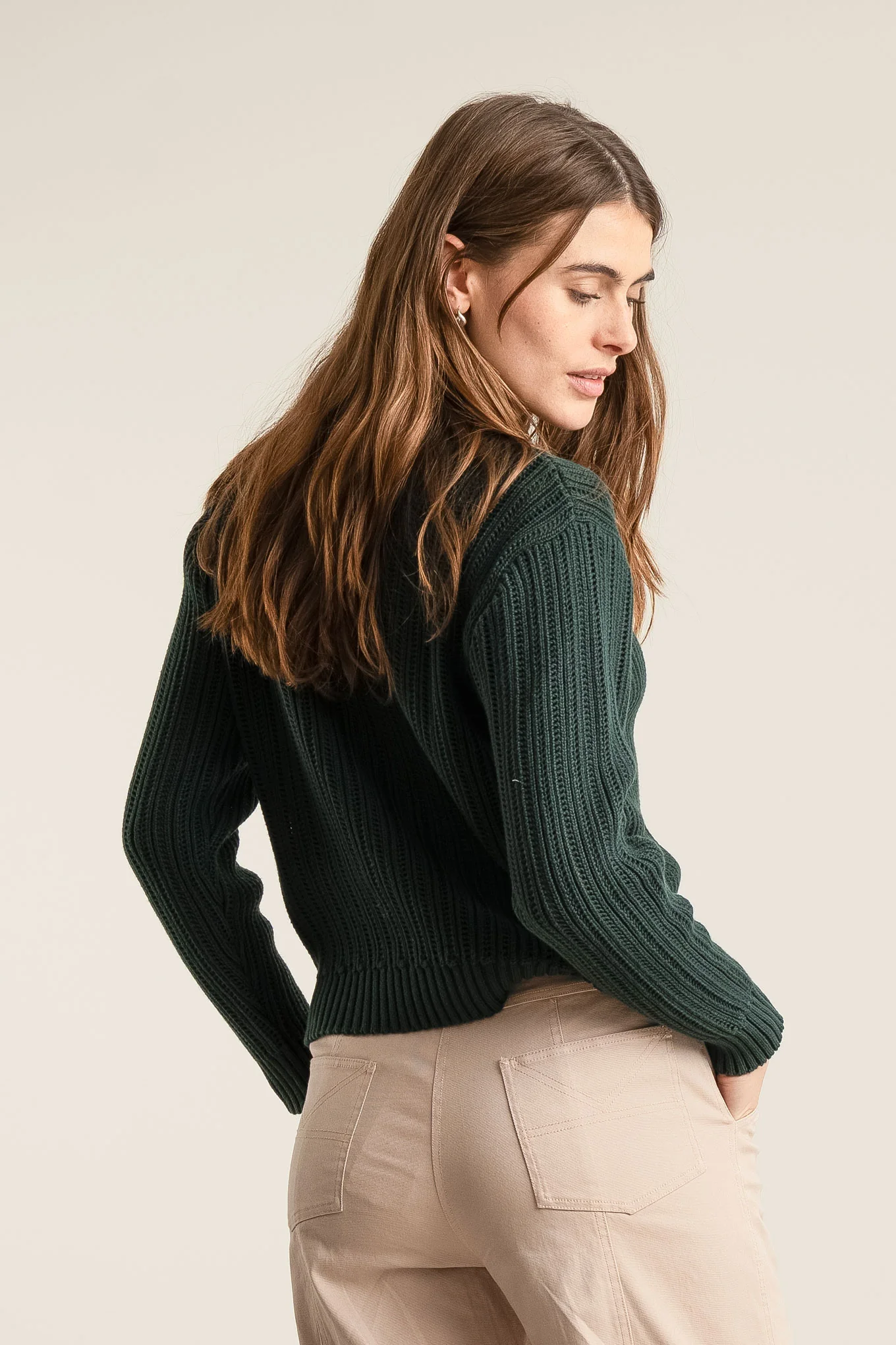 POSEY - GOTS Organic Cotton Jumper - Green - Image 2