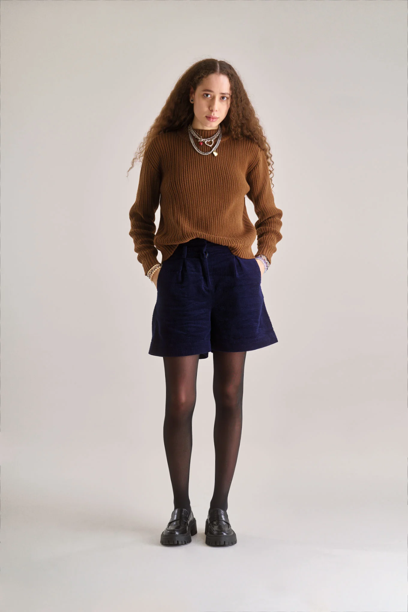POSEY - GOTS Organic Cotton Jumper - Hazelnut - Image 3