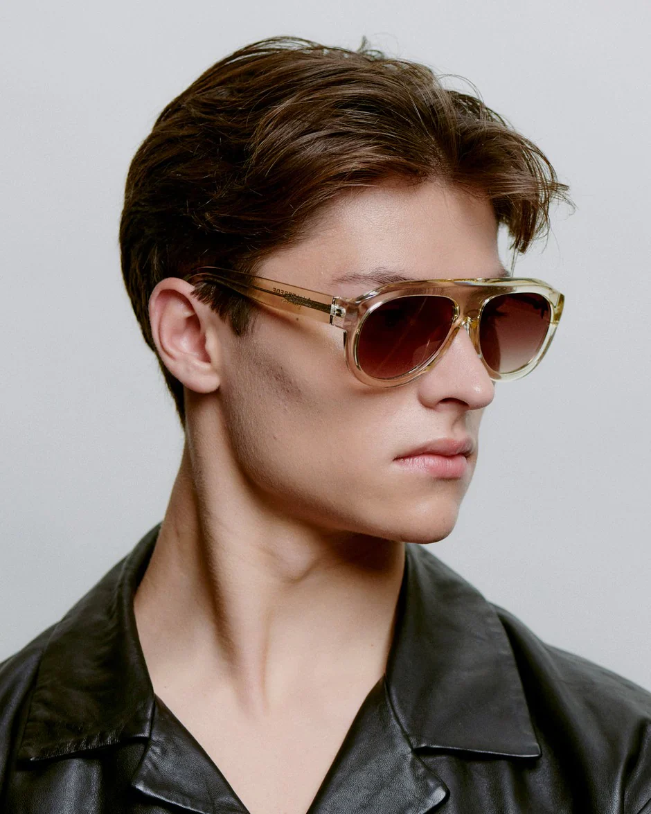 RIO - Ecru Transparent Sunglasses by A.Kjaerbede - Image 7