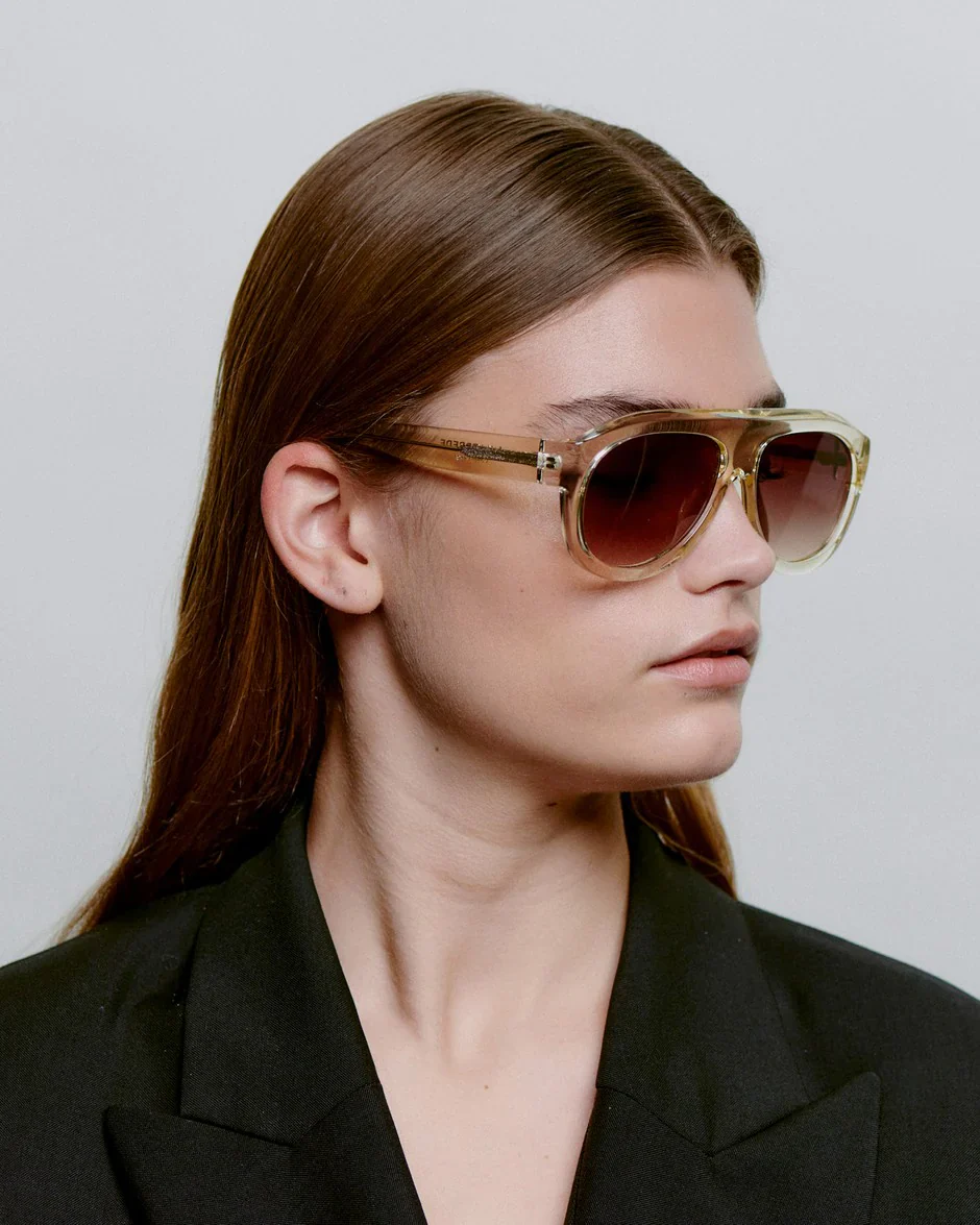 RIO - Ecru Transparent Sunglasses by A.Kjaerbede - Image 8
