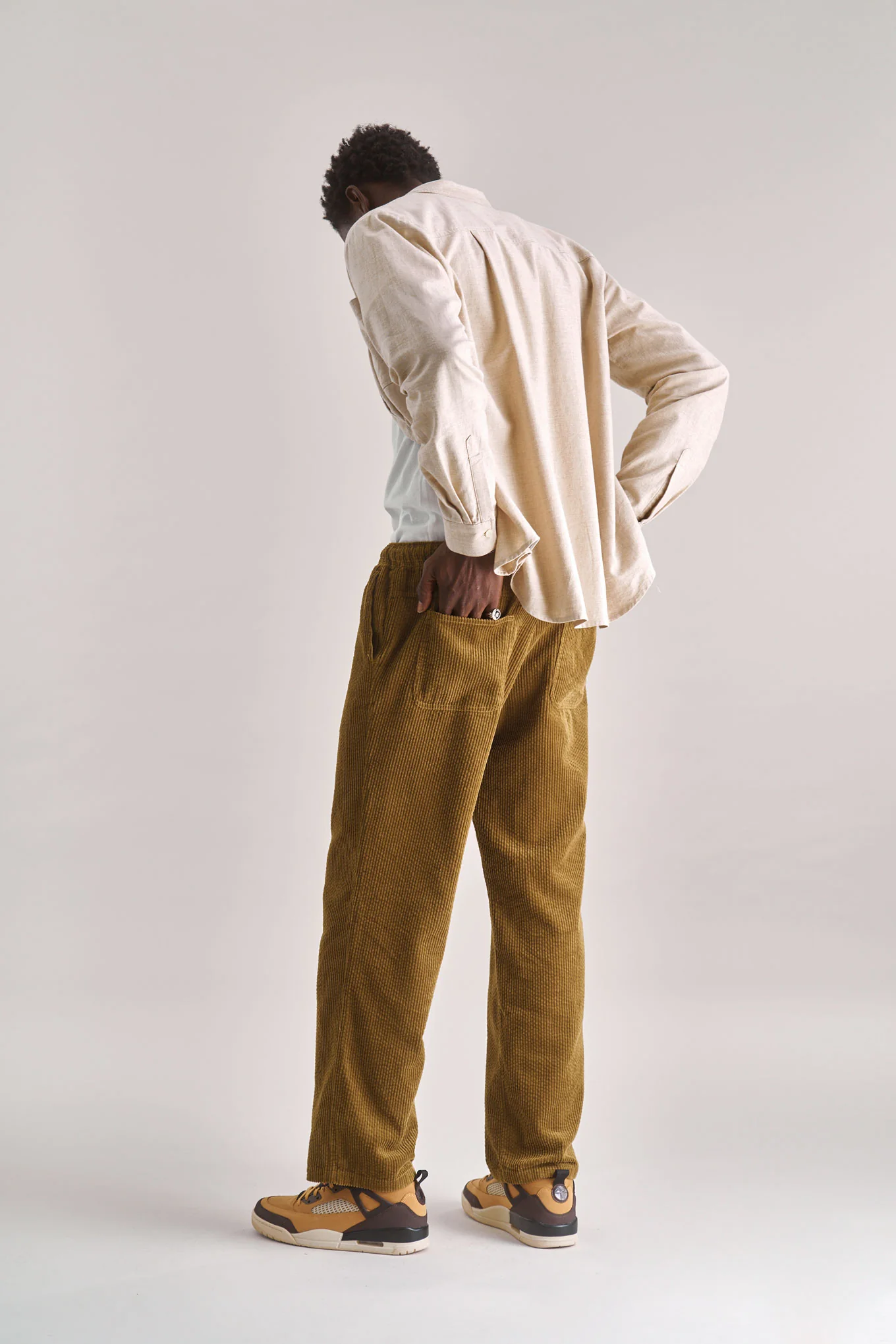 SPECTRE Organic Cotton Shirt - Sand - Image 3