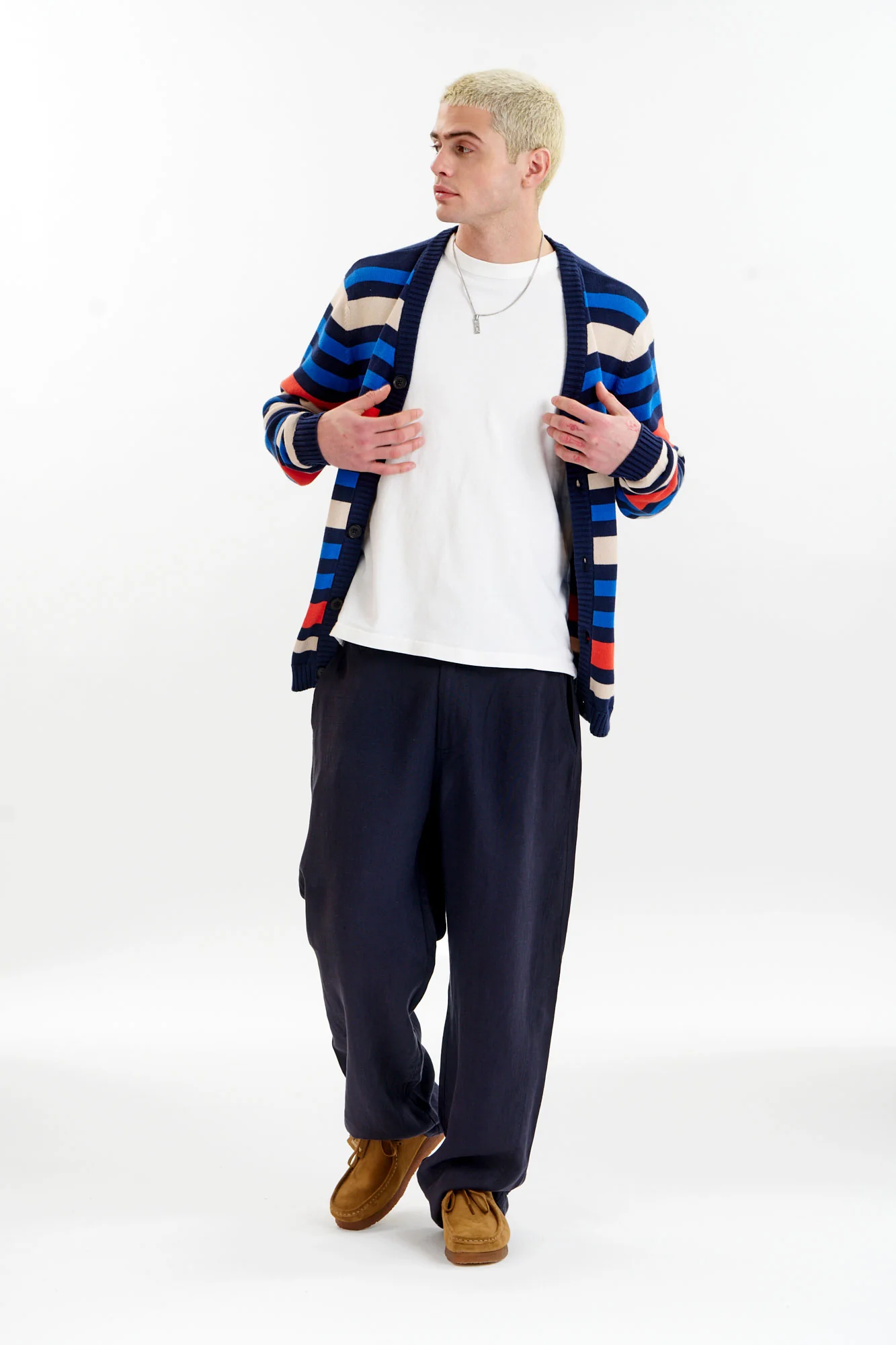 STRIPE - GOTS Organic Cotton Cardigan - Image 4