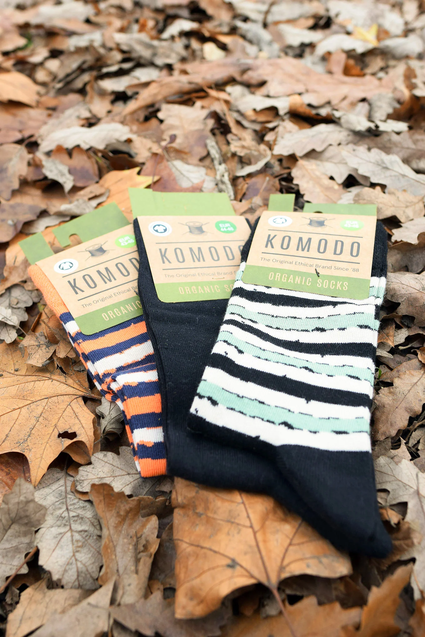 STRIPE Mens Triple Pack - GOTS Organic Cotton Socks - Image 3