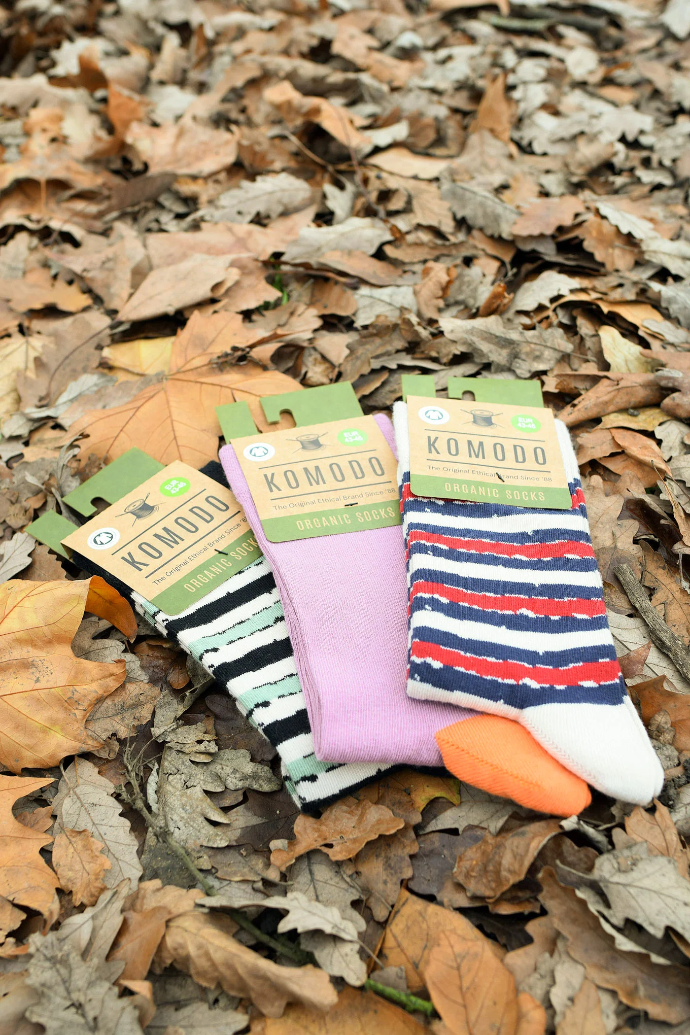 STRIPE Mens Triple Pack - GOTS Organic Cotton Socks - Image 4