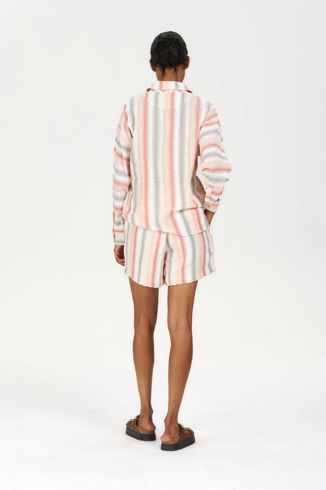 SUNSET Organic Cotton Shirt - Stripe - Image 3