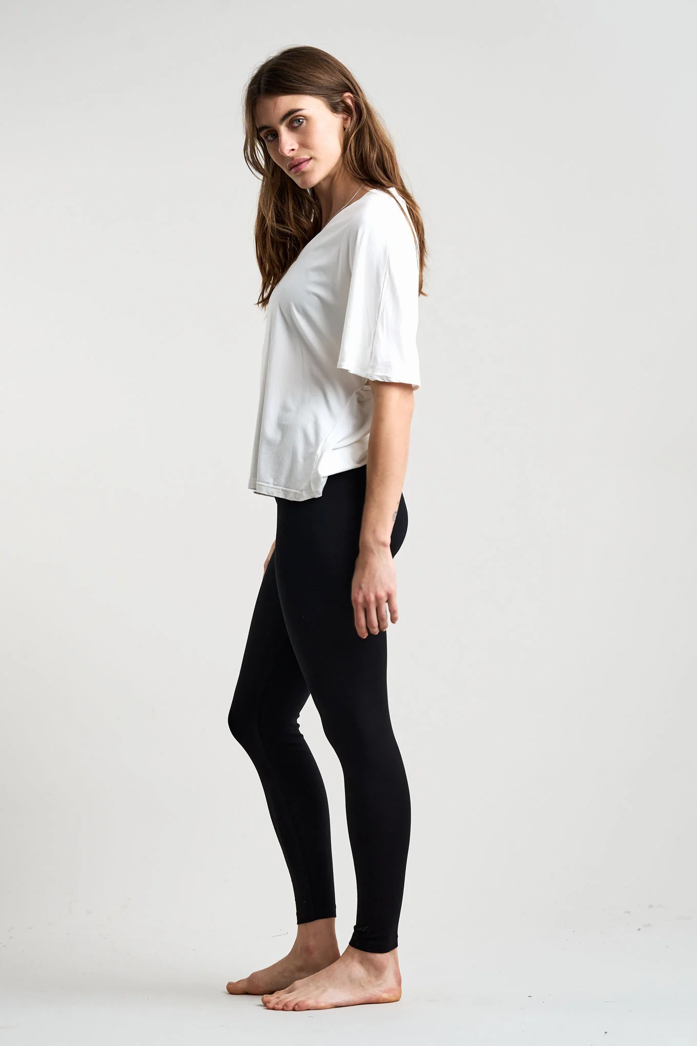 SYLVIE Legging - GOTS Organic Cotton Black - Image 3