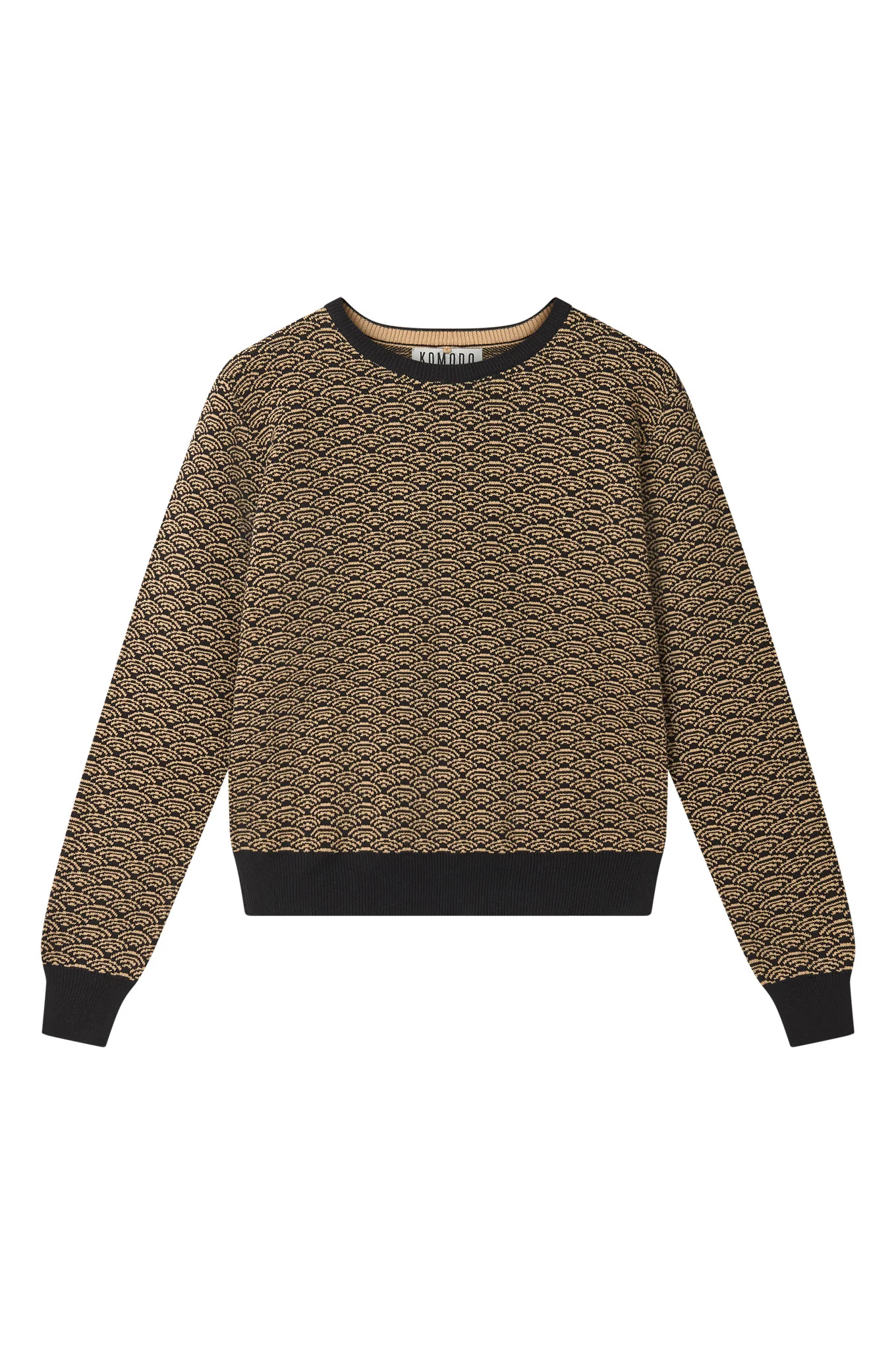TARA - Organic Cotton Jumper Black - Image 3