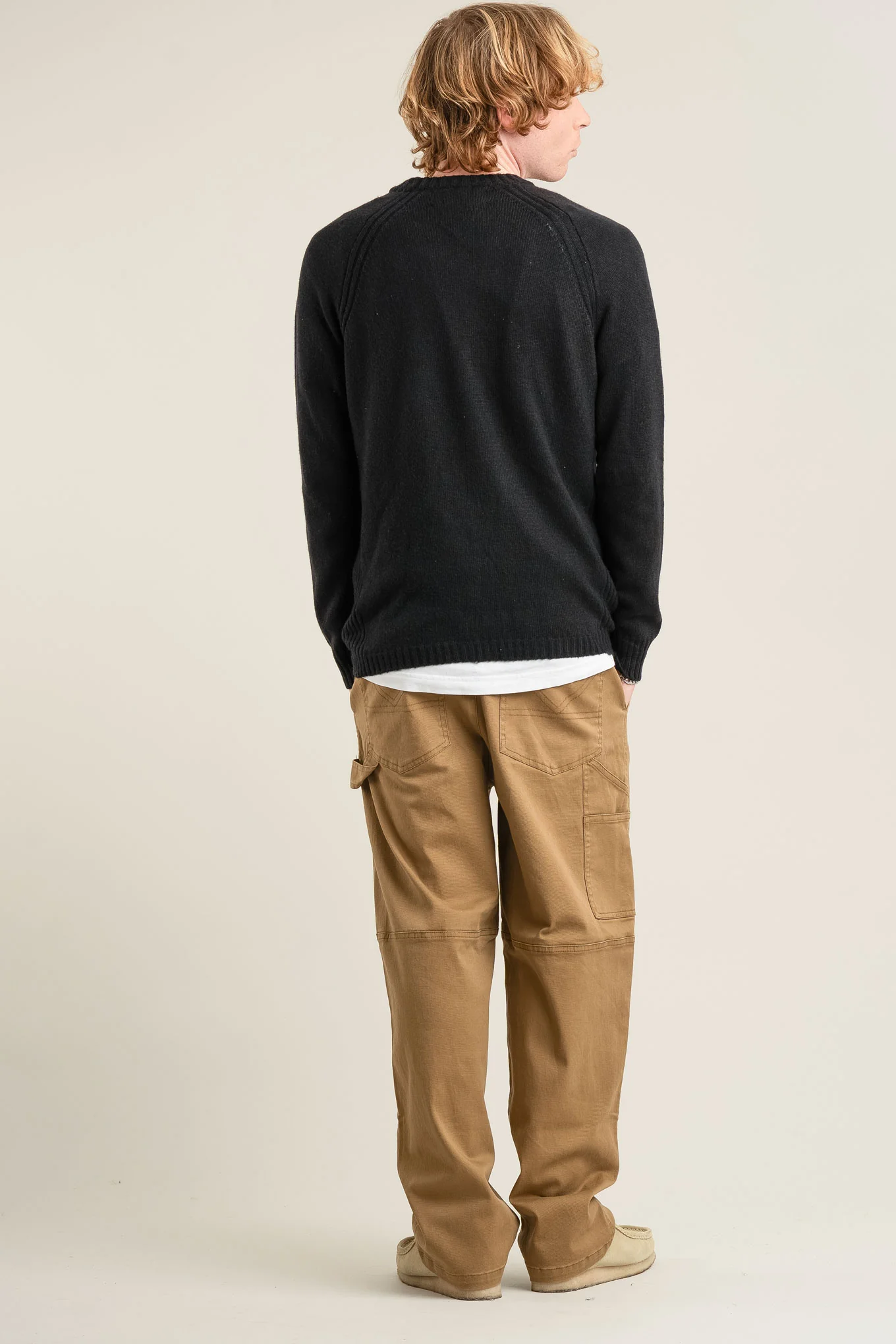 THEO Organic Cotton Tencel Trouser - Olive - Image 2