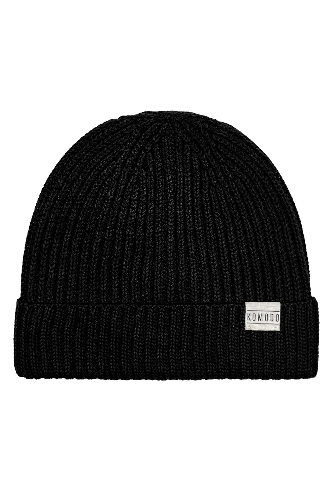 TOWN - Organic Cotton Beenie Hat Black