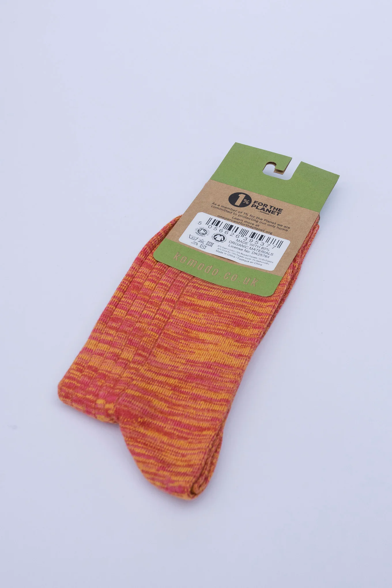 TRI MARL - GOTS Organic Cotton Socks Fire - Image 3