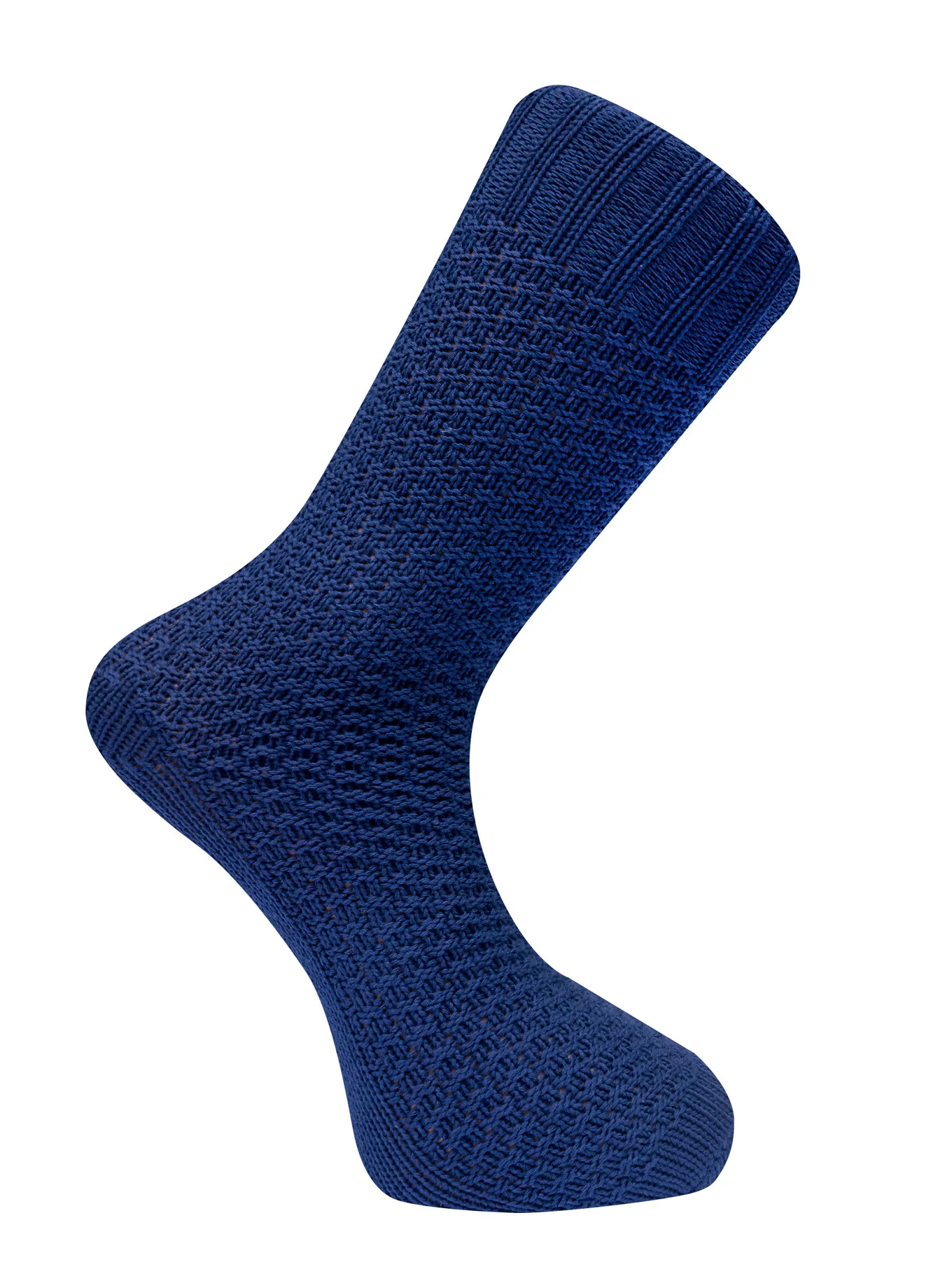 WAFFLE - GOTS Organic Cotton Socks Navy