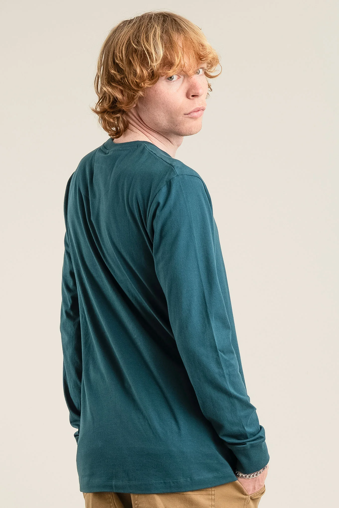 YETI Organic Cotton Tee - Teal - Image 2